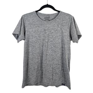 Patagonia Gray Crewneck Perfomance Stretchy T-Shirt